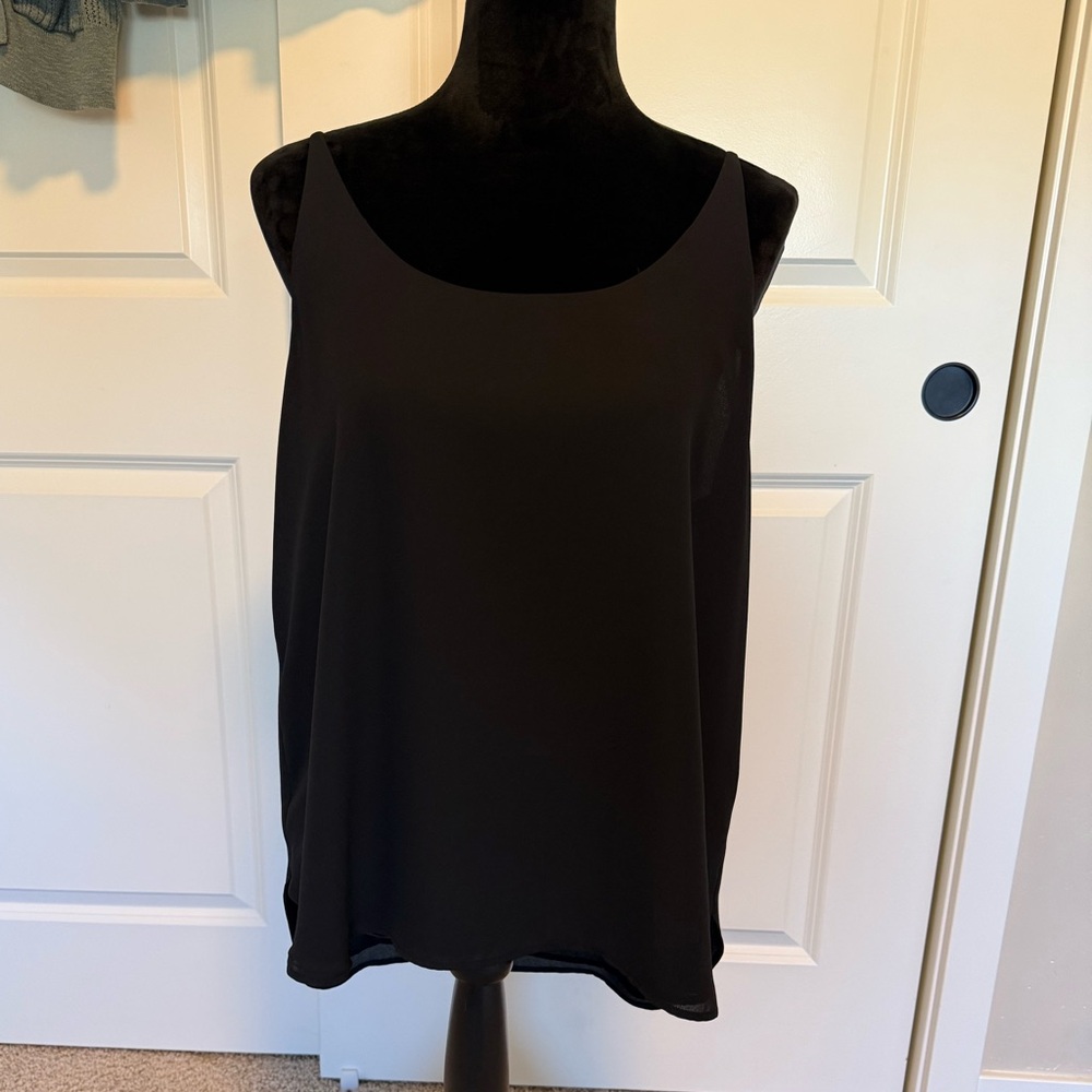 Loft Black Tank Top - Large